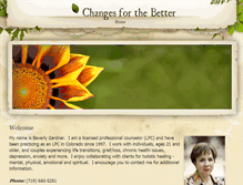 Tablet Screenshot of changesforthebetter.com